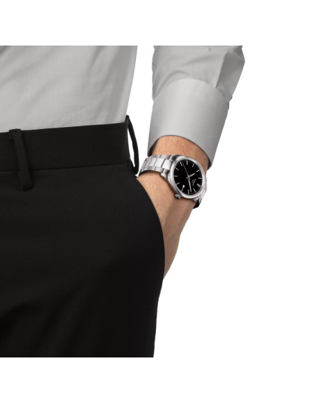 Orologio Tissot uomo T1504101105100 PR100 acciaio e nero