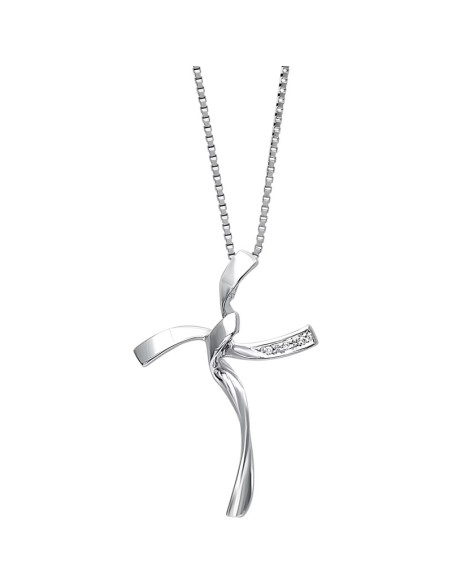 Collana Bliss donna 20068606 Croci oro bianco diamanti Collana Bliss donna 20068606 Croci oro bianco diamanti