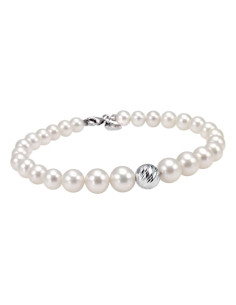 Bracciale Bliss donna 20070997 Paradise perle oro bianco