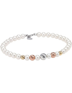 Bracciale Bliss donna 20071012 Paradise perle oro bianco